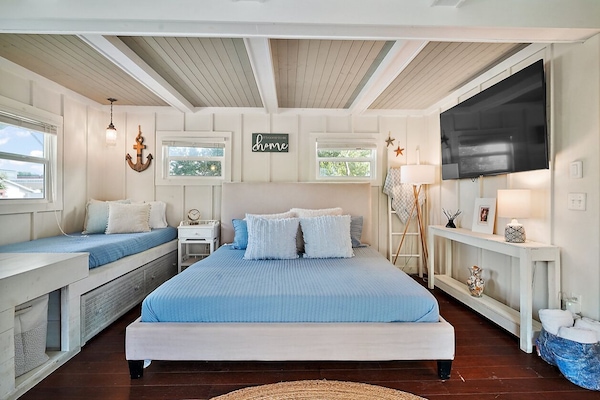 1 soverom, memory foam-senger, wi-fi (inkludert) og sengetøy