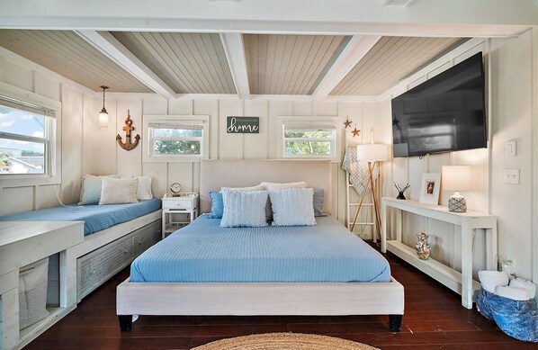 1 habitación, camas con efecto memoria, wifi gratis y ropa de cama 