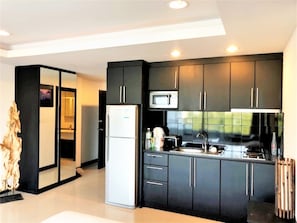 Condo, 1 Bedroom, Smoking, Balcony | Interior - Large Studio With Balcony - TW Platinum Suites, Jomtien (Pattaya)