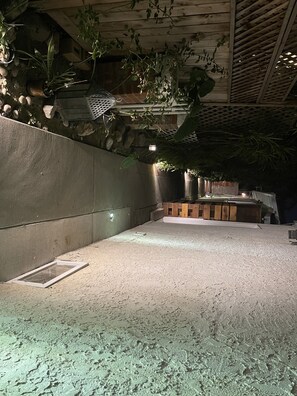 Overnattingsstedets uteområder