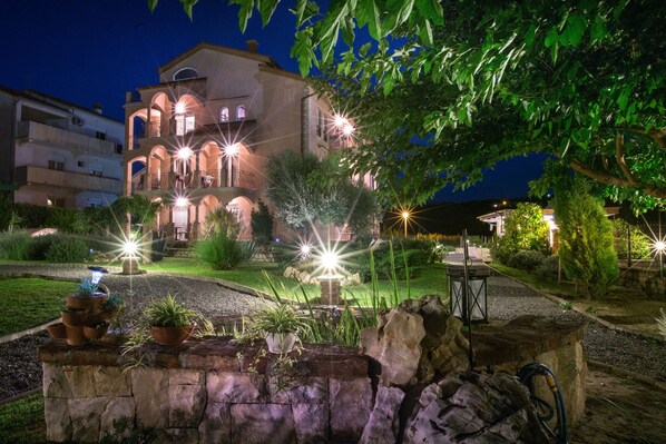 Overnattingsstedets uteområder