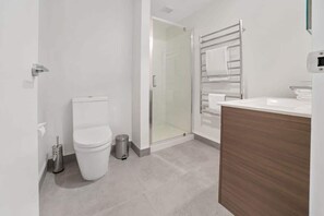 Een douche, een haardroger