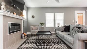 Smart TV, fireplace, offices