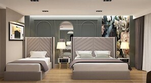 Minibar, in-room safe, desk, laptop workspace - The Biancho Hotel Old City (Istanbul)