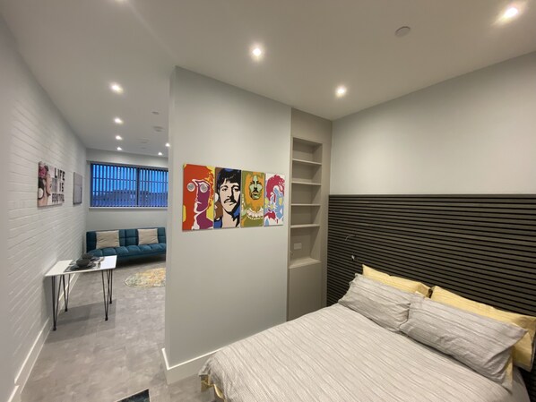 Apartamento luxo, acessível, suíte | 1 quarto