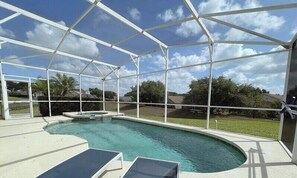 Una piscina riscaldata