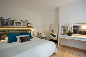 1 غرفة نوم ومكواة/لوح كي وواي فاي مجانًا وملاءات أسرّة