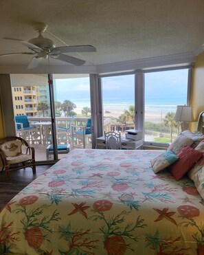 2 bedrooms, desk, iron/ironing board, free WiFi - Beachfront Condo, amazing views and best location in New Smyrna Beach! (New Smyrna Beach)
