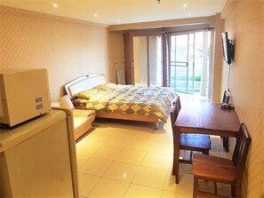 Condo, 1 habitación, balcón, vista a la ciudad | 1 habitación y wifi 