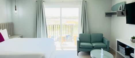 1 Schlafzimmer, Zimmersafe, Bügeleisen/Bügelbrett, Reisekinderbett