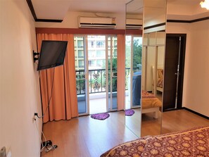 Apartment, 1 Schlafzimmer, Raucher, Balkon | 1 Schlafzimmer