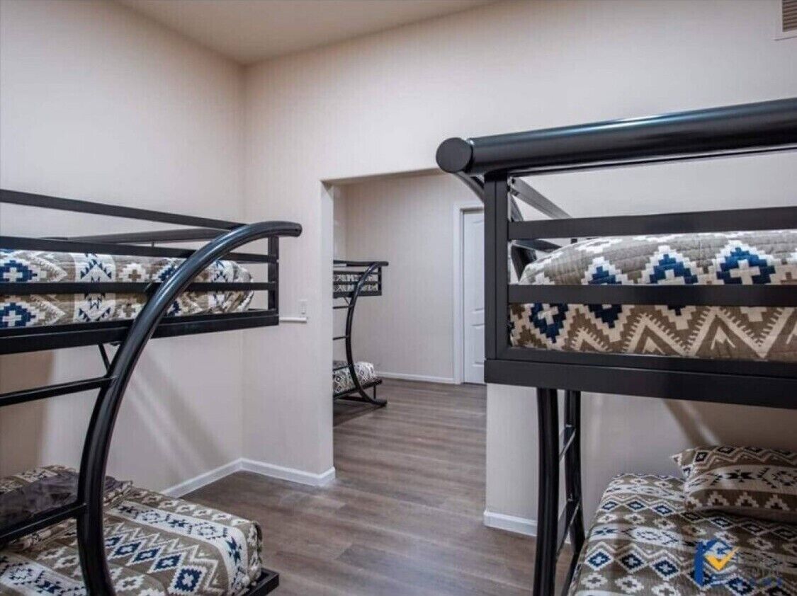 8 bedrooms, iron/ironing board, travel crib, free WiFi