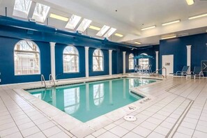 Indoor pool, a heated pool