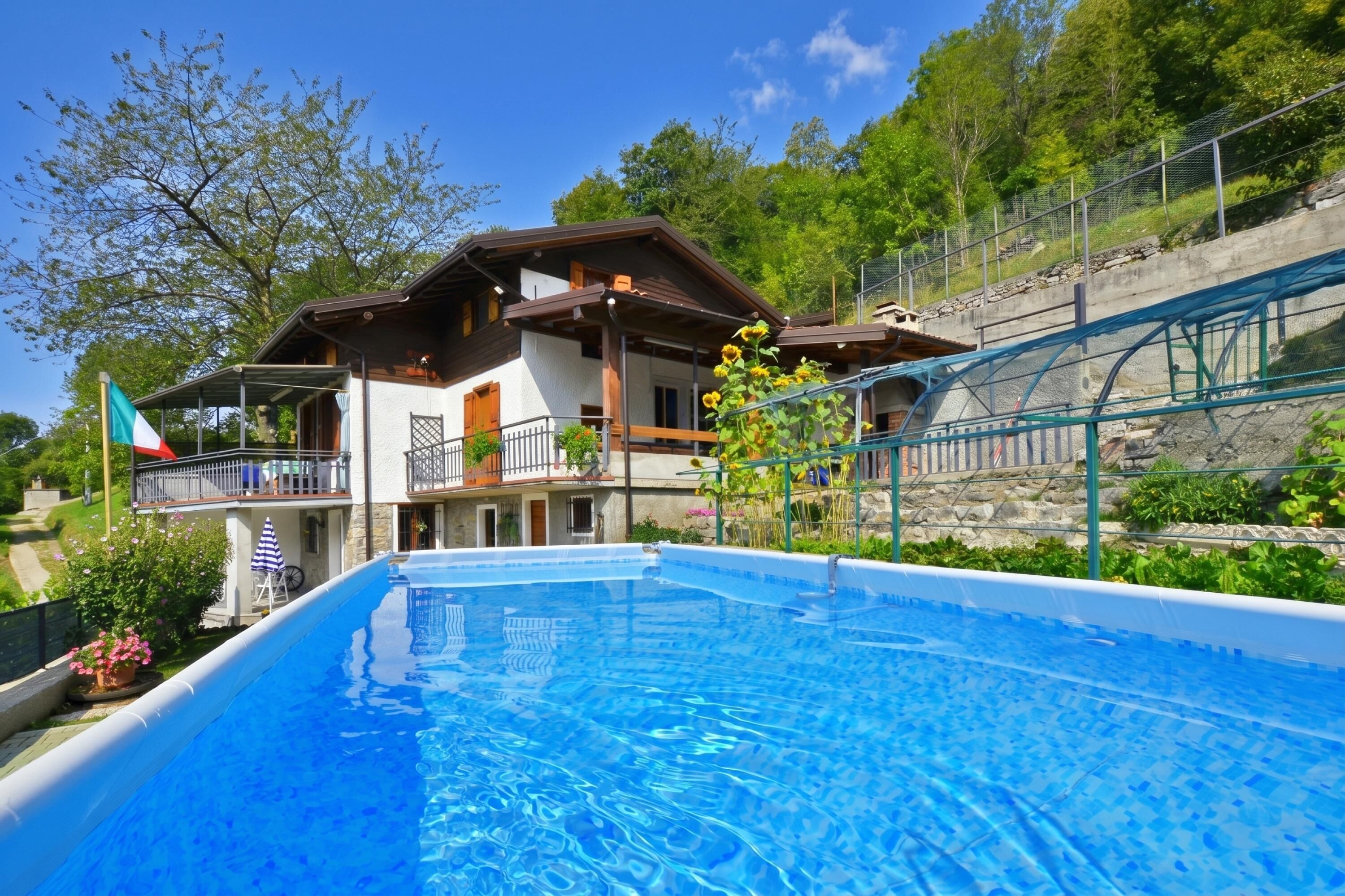 Family House, 3 Bedrooms, Balcony, Mountainside (Casa Busso) | Pool