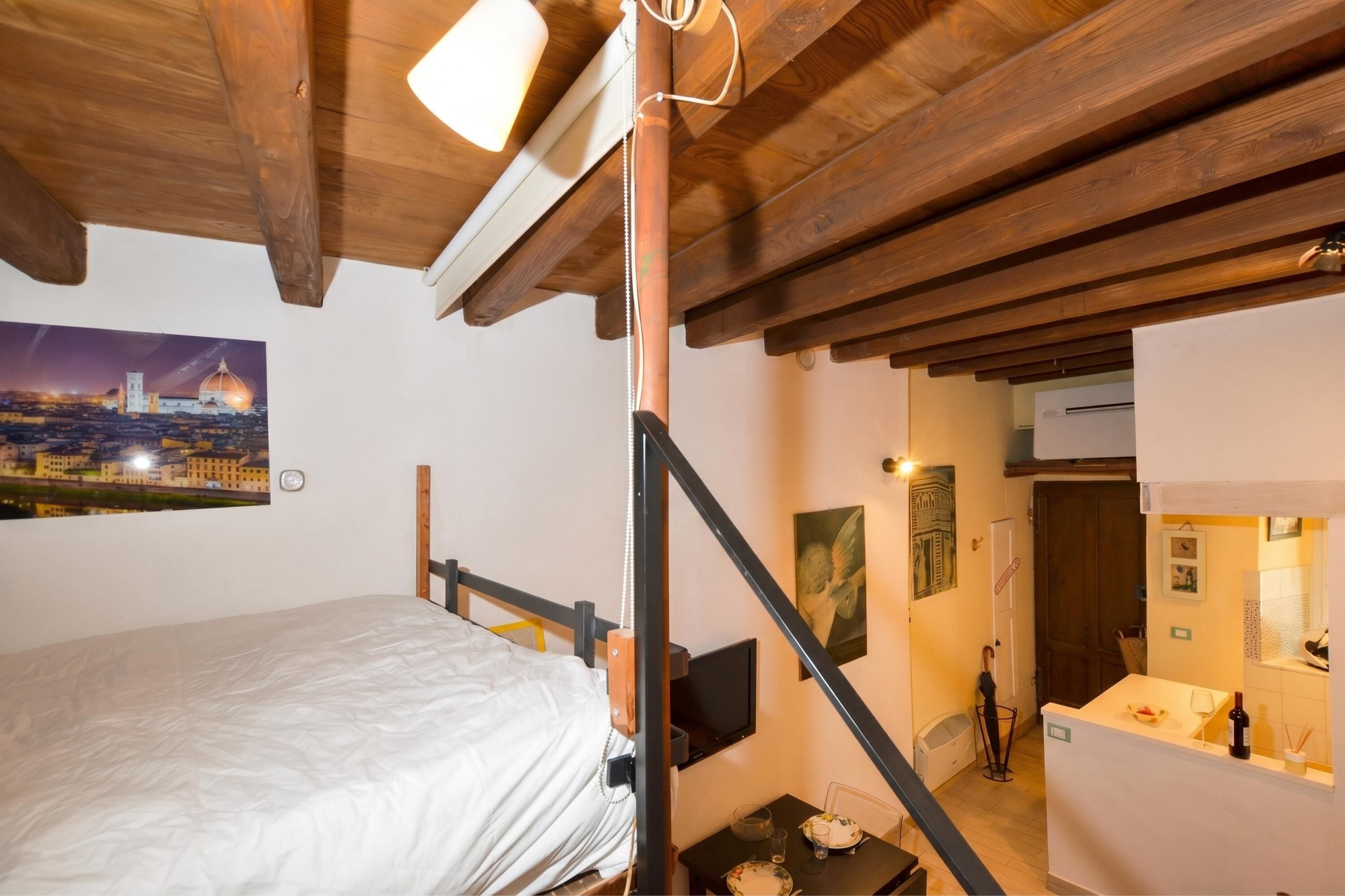 Honeymoon Studio (Casina Magnoli) | Iron/ironing board, free WiFi, bed sheets