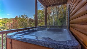 House, 3 Bedrooms | Private spa tub - Points of View by Escape to Blue Ridge (Mineral Bluff)