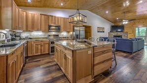 House, 3 Bedrooms | Private kitchen - River Dreams by Escape to Blue Ridge (Ellijay)