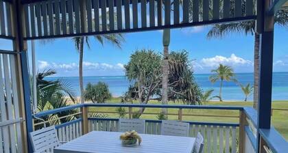 Beachfront multi level Island Villa