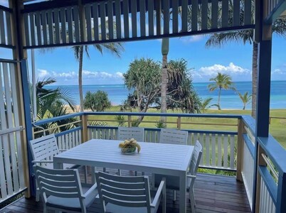 Beachfront multi level Island Villa