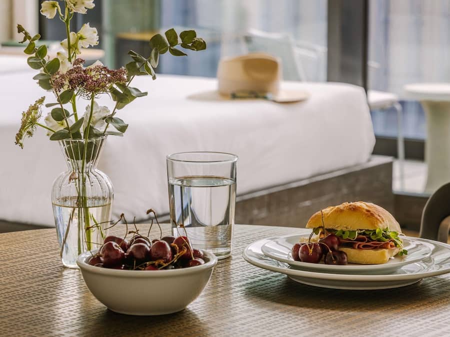 City Studio | Living area | 40-inch flat-screen TV with digital channels, TV