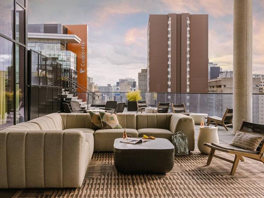 Terrasse sur le toit