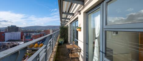 Appartement, salle de bains privée | Vue depuis le balcon