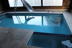 Indoor pool, a heated pool
