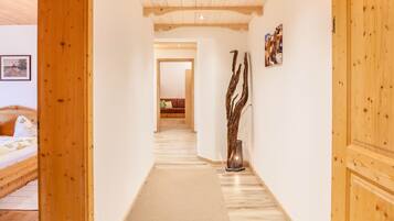 2 slaapkamers, een strijkplank/strijkijzer, gratis wifi, beddengoed