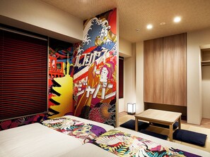 ห้องพัก, ปลอดบ  ุหรี่ (Japanese Concept,) | ผ้านวมขนเป็ด, ตู้นิรภัยในห้องพัก, โต๊ะทำงาน, เตารีด/โต๊ะรีดผ้า