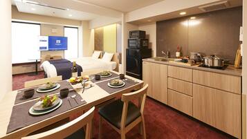 Couette en duvet d'oie, coffres-forts dans les chambres, bureau