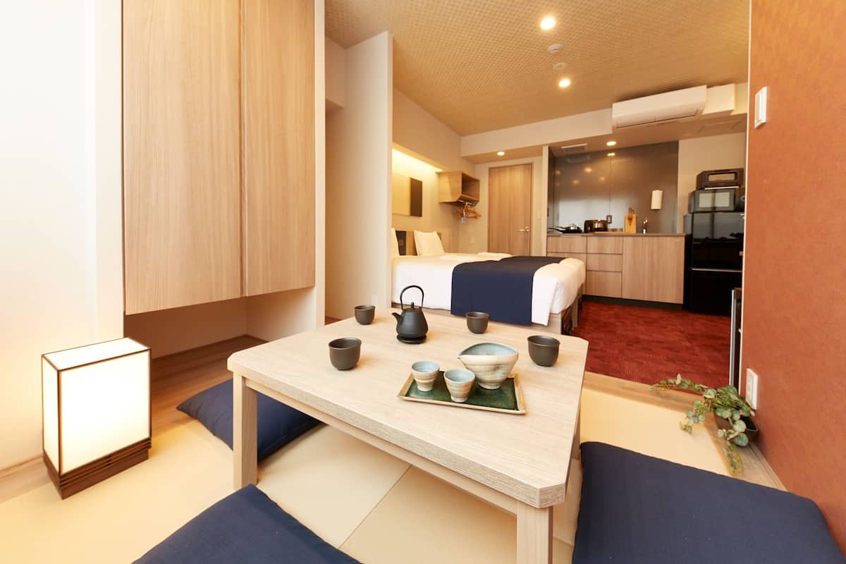 Superior Japanese Room, Non Smoking | Down comforters, in-room safe, desk, iron/ironing board
