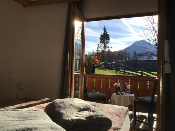 1 soveværelse, sengetøj