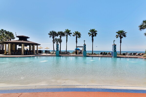 Indoor pool, a heated pool