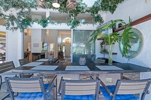 Dining - Stunning Canal Home w/ Pool, Spa, Dock & Tiki Bar (Palm Coast)