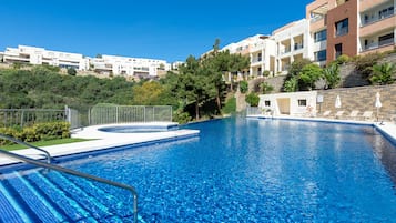 Indoor pool, a heated pool