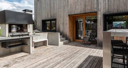 Chalet "Bergfreund" avec vue sur les montagnes, sauna, jardin et Wi-Fi