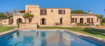 Appartement de vacances "Es turo de Cabrera" avec jardin, piscine et climatisation
