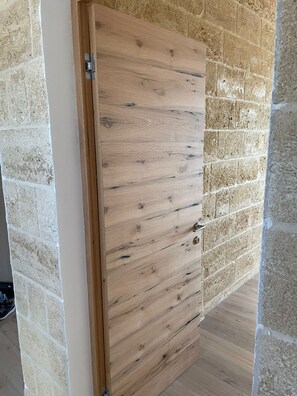 Interior - Blue door Trullo with sea view pool (Salve)