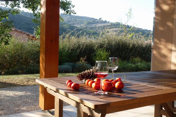Outdoor dining - Idyllic Villa Retreat with Pool (Les Mazes)