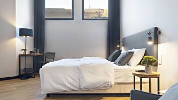 Minibar, bureau, chambres insonorisées, Wi-Fi gratuit