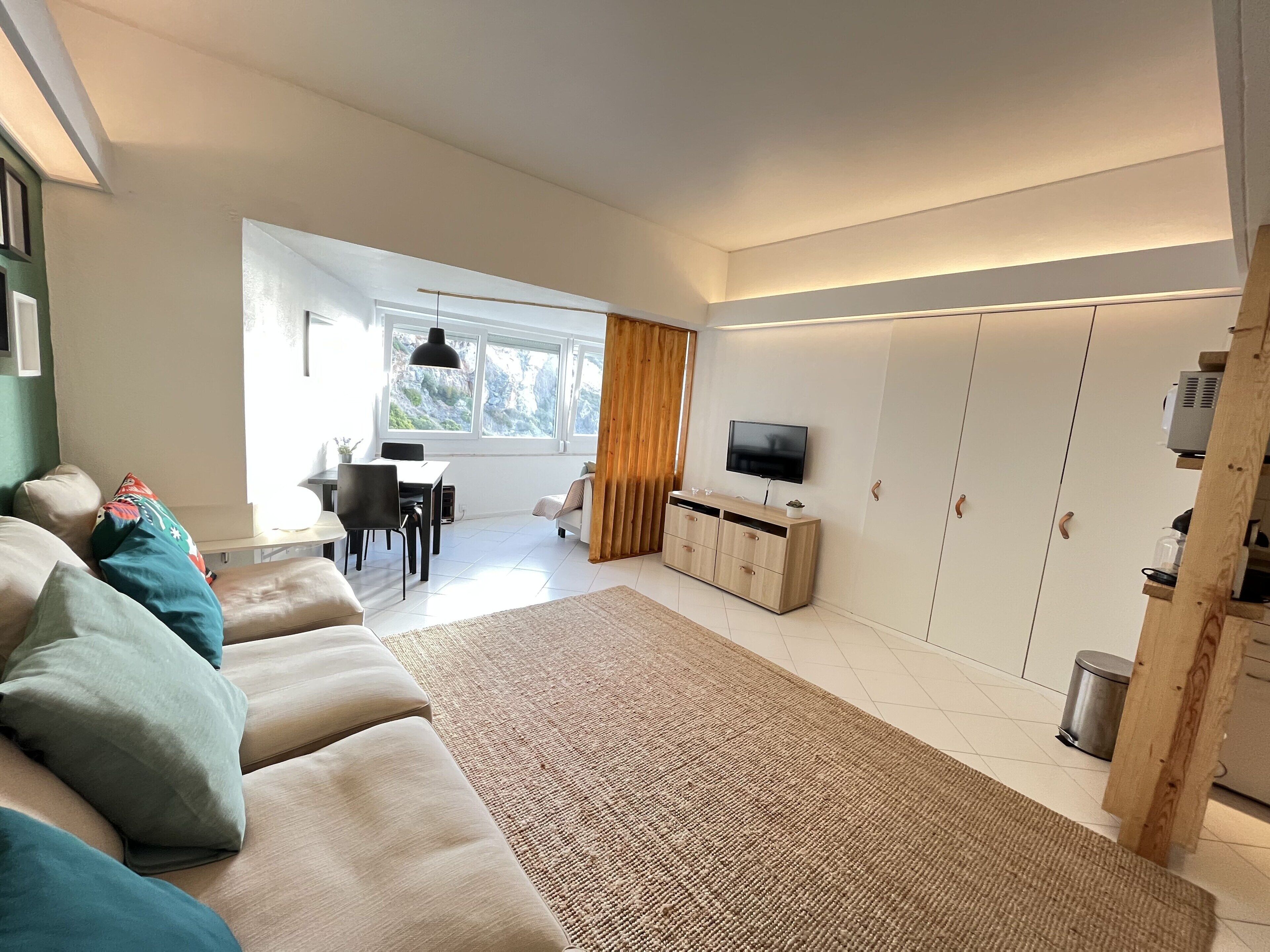 Apartemen, 1 kamar tidur, pemandangan laut | 1 kamar tidur, tempat tidur bayi gratis, Wi-Fi gratis, dan seprai linen