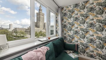 Apartamento conforto | Sala de estar | TV de tela plana