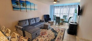 Apartamento, 2 habitaciones | Zona de estar