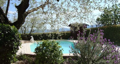 Haus in der Landschaft von Pistoiese