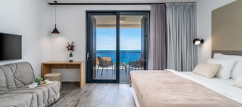 Seaview Villa Dolac with heated pool, a Hot tub, Finnish sauna