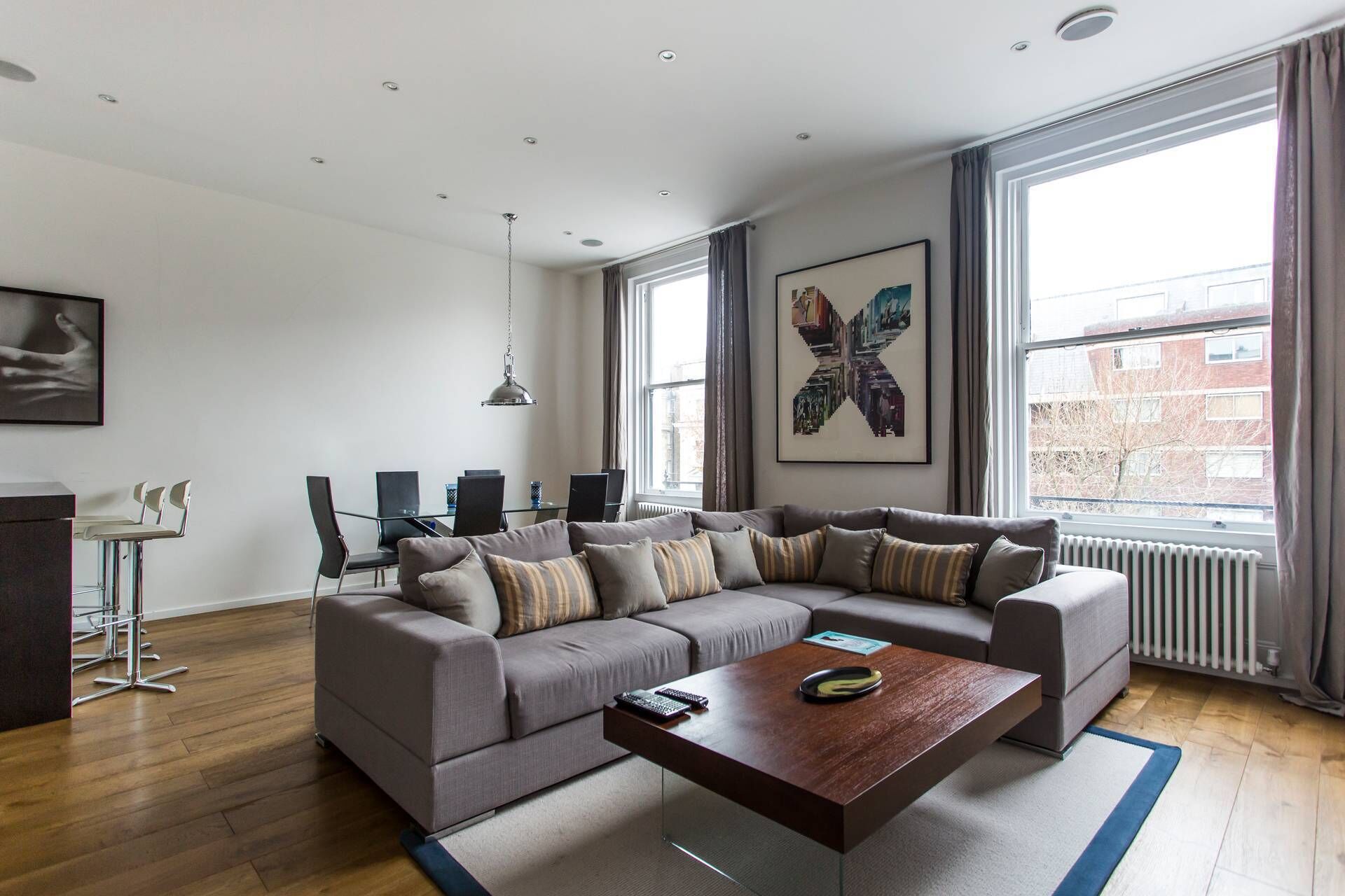 TV, fireplace, DVD player
