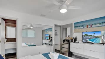 1 habitación, tabla de planchar con plancha, wifi y ropa de cama