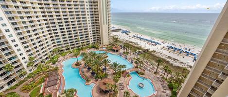 Indoor pool, a heated pool