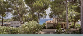 Villa PADRI, with views 200m from the sea with pool
