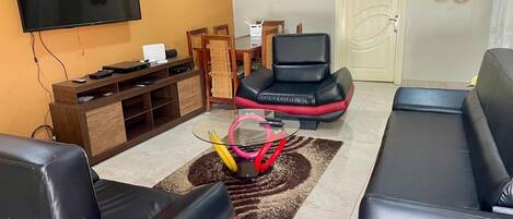 House | Living area | 30-inch TV with cable channels